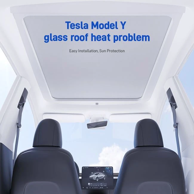 Tesla Model Y Cabin för varm